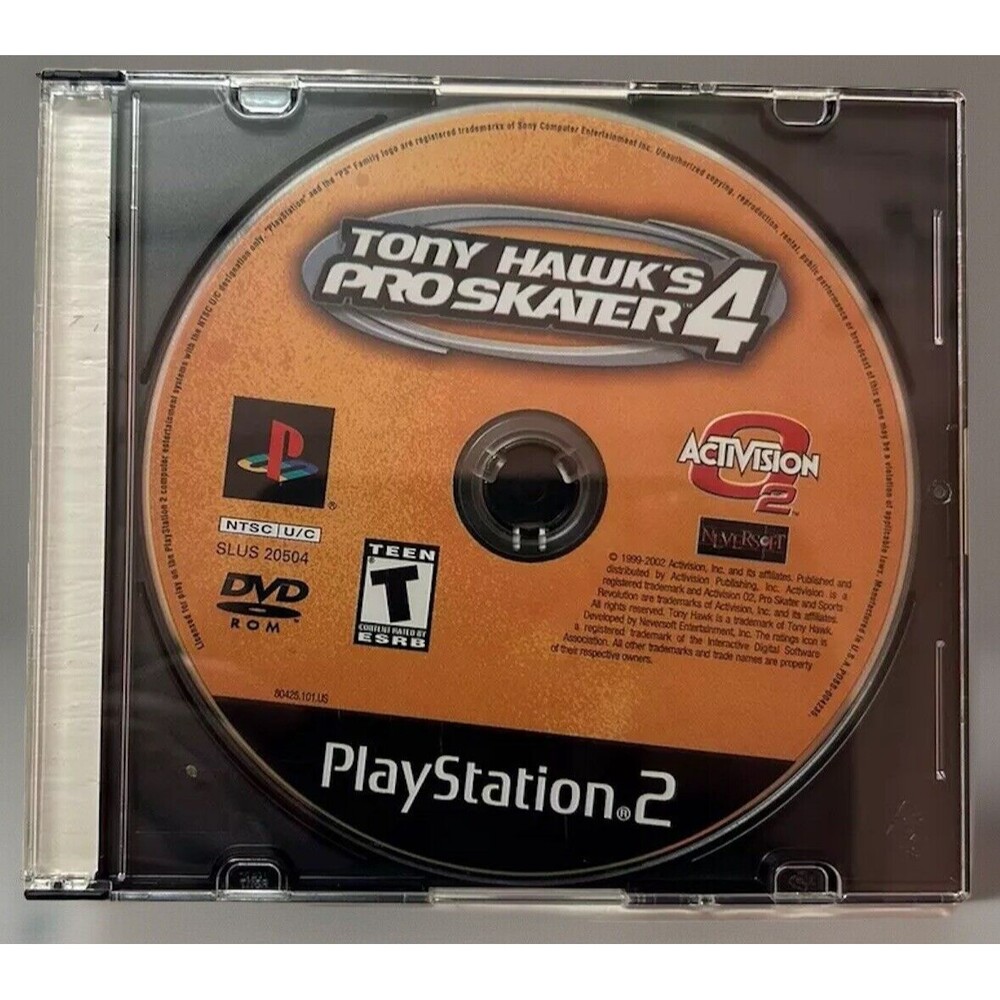 Tony Hawk's Pro Skater 4 (Sony PlayStation 2, 2002) Tested